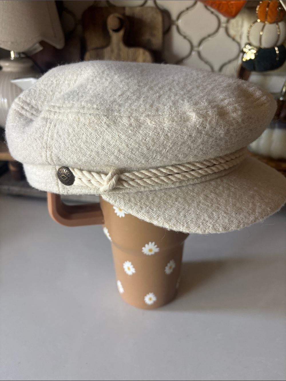 ❤️… Brixton Cream Wool Fiddler Cap